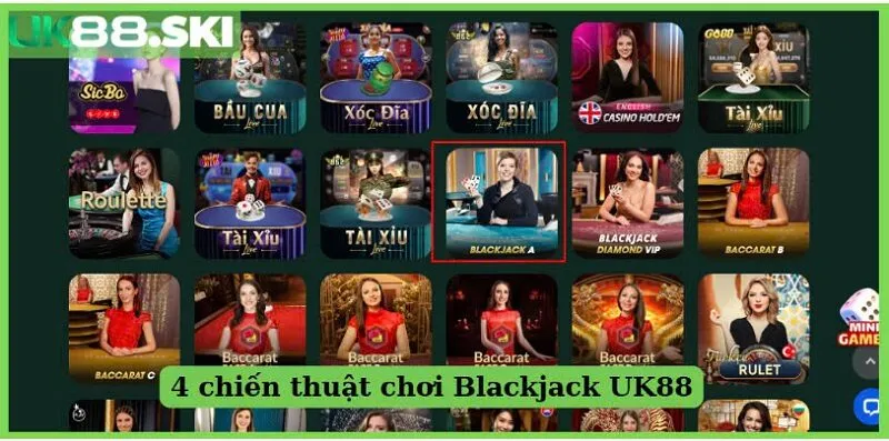 Mẹo hay khi chơi Blackjack UK88