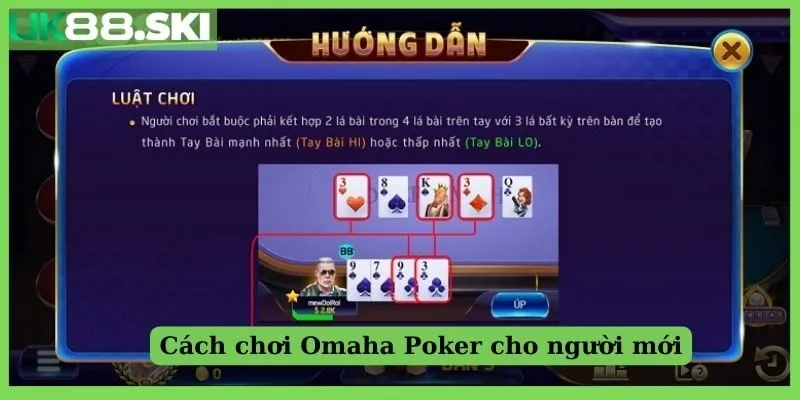 Cách chơi Omaha Poker cho người mới