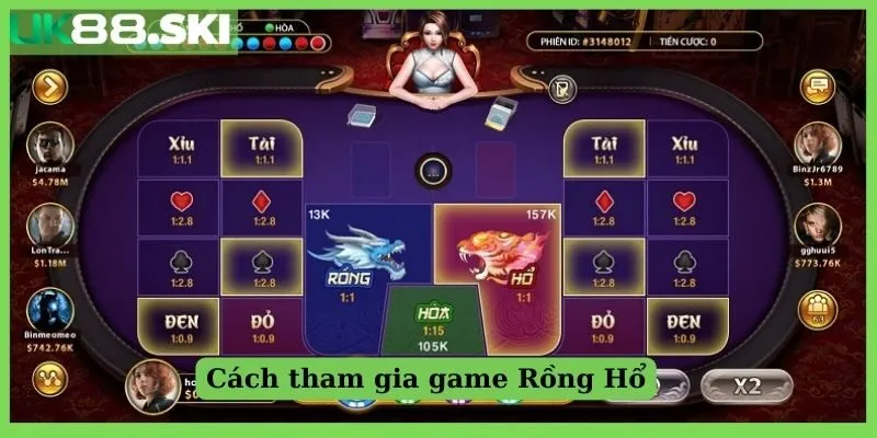 Cách chơi Rồng Hổ cho newbie