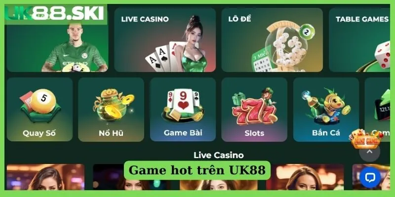 Game hot trên UK88