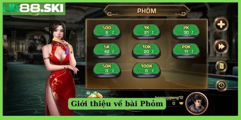 Giới thiệu về bài Phỏm tại UK88