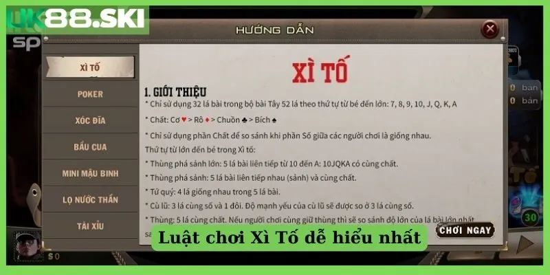 Luật chơi Xì Tố dễ hiểu nhất