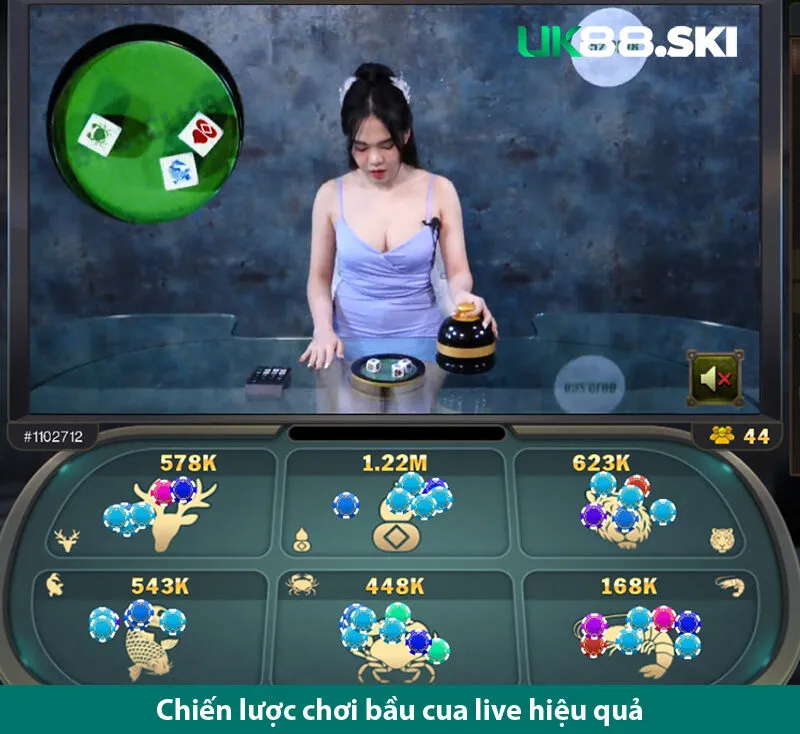 Bầu Cua Live - Trò chơi lôi cuốn thắng đơn giản thưởng cực đã trên tải uk88