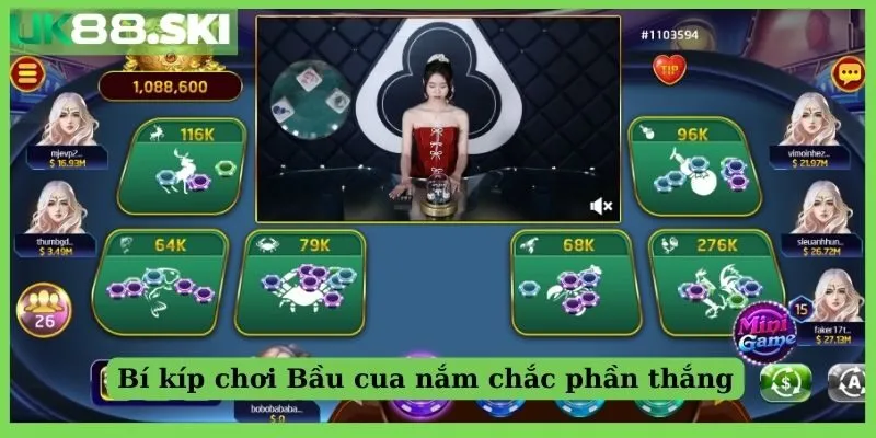 Bí kíp chơi Bầu cua nắm chắc phần thắng