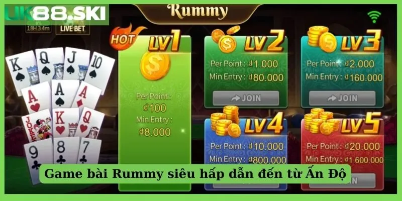 Game bài Rummy siêu hấp dẫn đến từ Ấn Độ