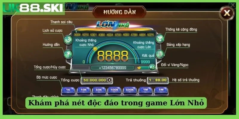 Khám phá nét độc đáo trong game Lớn Nhỏ