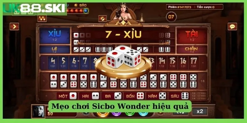 Mẹo chơi Sicbo Wonder UK88 hiệu quả