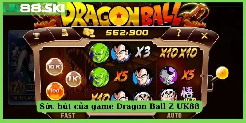 Sức hút của game Dragon Ball Z UK88